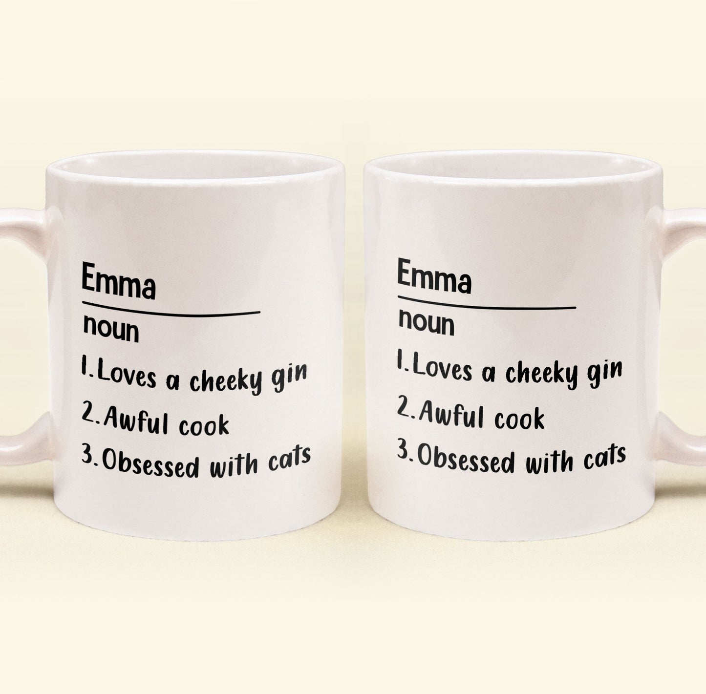 Funny Mug - Custom Name & Definition - Fun Gifts For Coworkers, Friends, Family - Personalized Mug