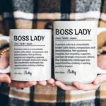 Funny Mug - Definitions - Exchange Gifts For Coworkers, Boss, Boss Lady, HR, Friends - Personalized Mug
