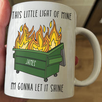 Funny Mug - Dumpster Fire - Fun Gifts For Coworkers, Boss, Friends, Family - Personalized Mug