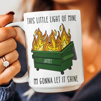 Funny Mug - Dumpster Fire - Fun Gifts For Coworkers, Boss, Friends, Family - Personalized Mug