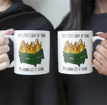 Funny Mug - Dumpster Fire - Fun Gifts For Coworkers, Boss, Friends, Family - Personalized Mug