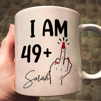 Funny Mug - F*Cking Turning Age - Birthday Gifts For Men, Women, Family, Friends - Personalized Mug