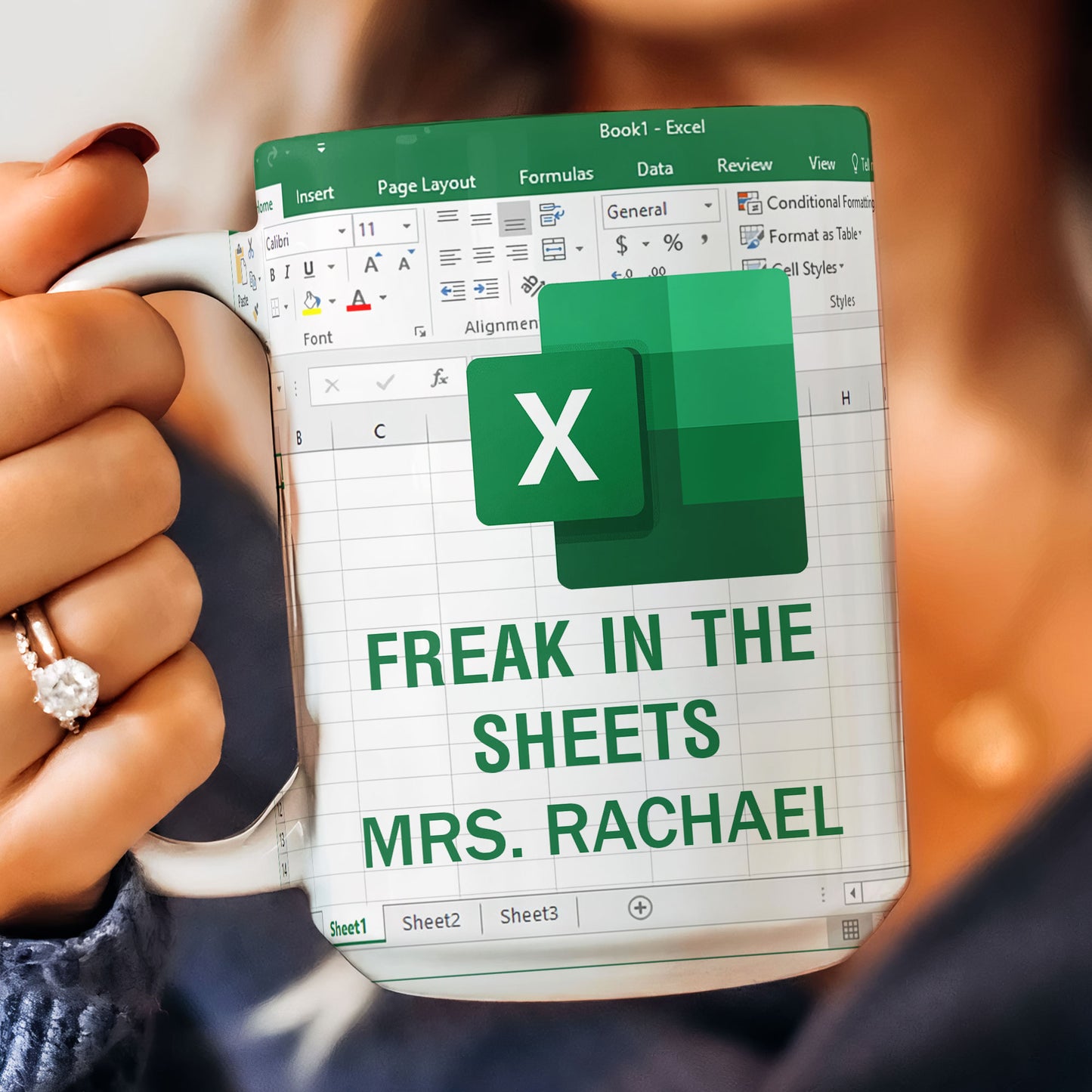 Funny Mug - Freak In The Sheets - Gifts For Coworker, Accounting, Boss - Personalized Mug