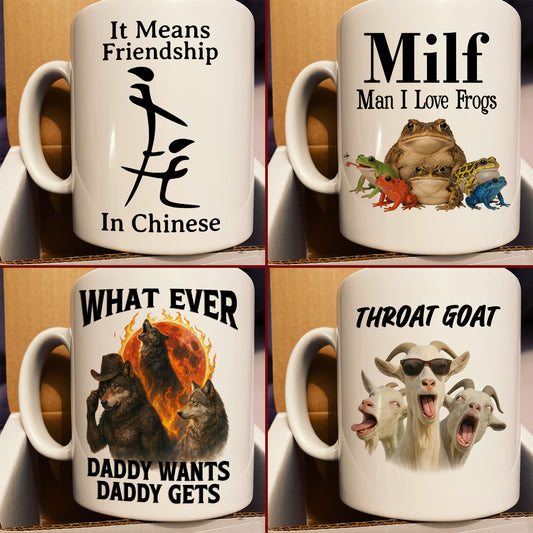 Funny Mug - Funny Gag Gift, Gen Z Meme, Tacky Exchange Gifts - Personalized Mug