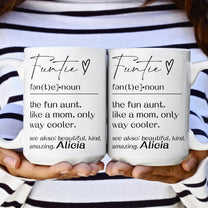 Funny Mug - Funtie Definition - Fun Gifts Aunt, Auntie, Women - Personalized Mug