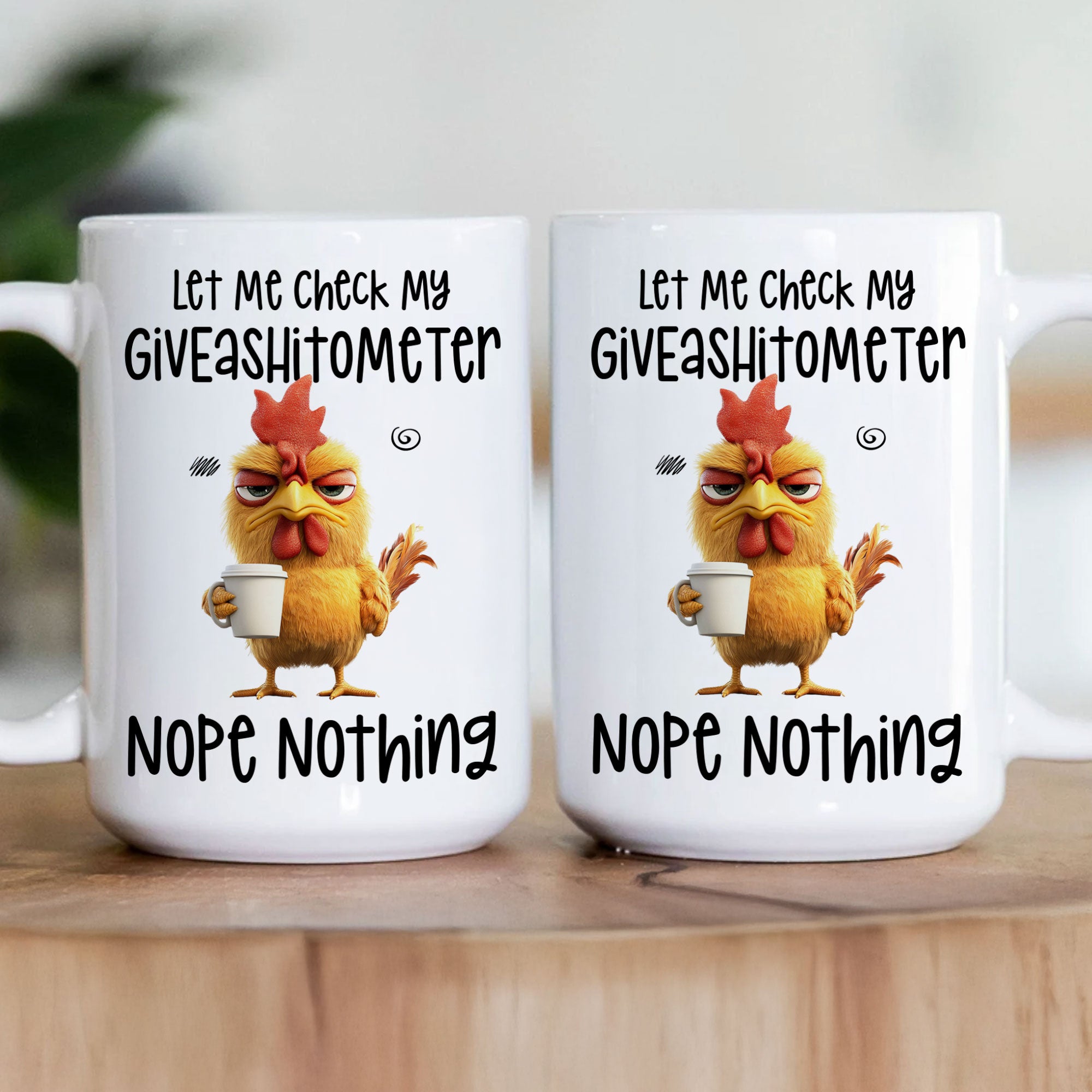 Funny Mug - Let Me Check My Giveashitometer Nope Nothing - Exchange Gift, White Elephant Gifts For Coworkers - Mug