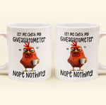 Funny Mug - Let Me Check My Giveashitometer Nope Nothing - Fun Gifts For Coworkers, Friends, Family - Personalized Mug