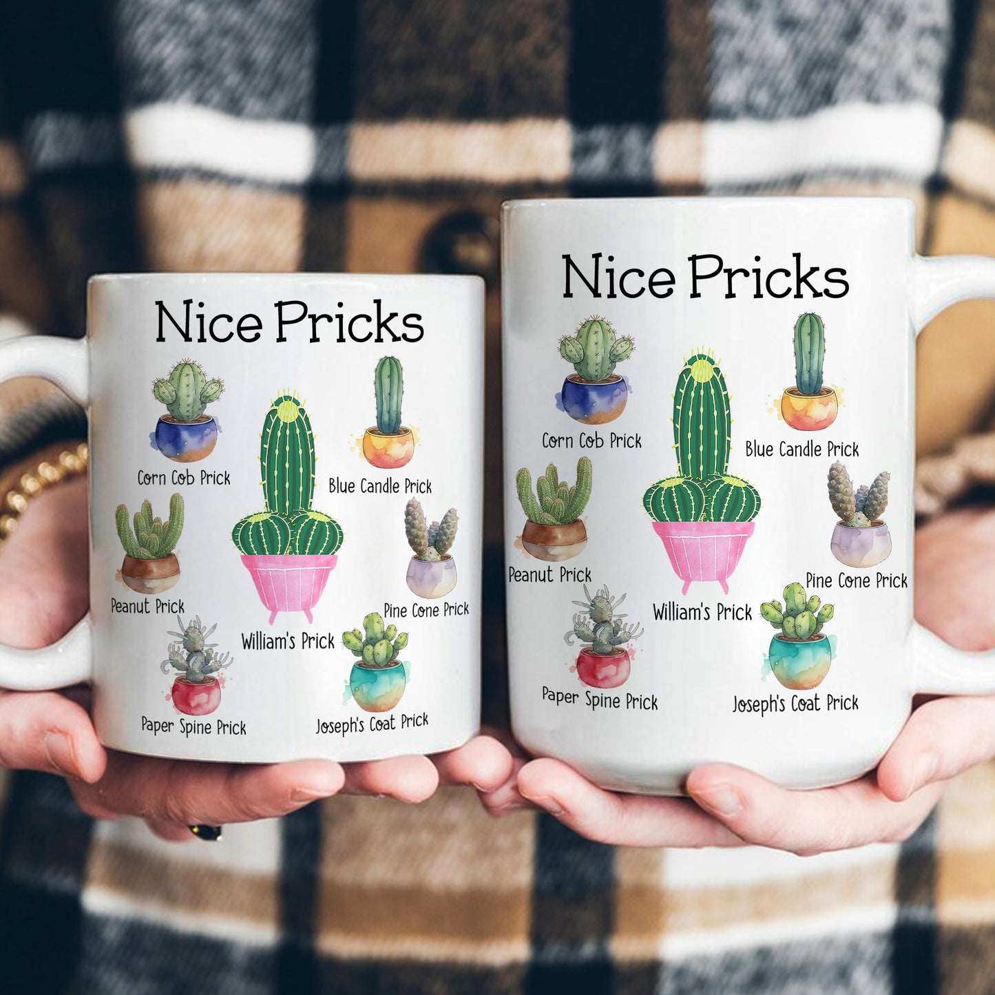 Funny Mug - Nice Pricks - Naughty Gifts For Husband, Bf, Exchange Gifts Silly Gift - Personalized Mug