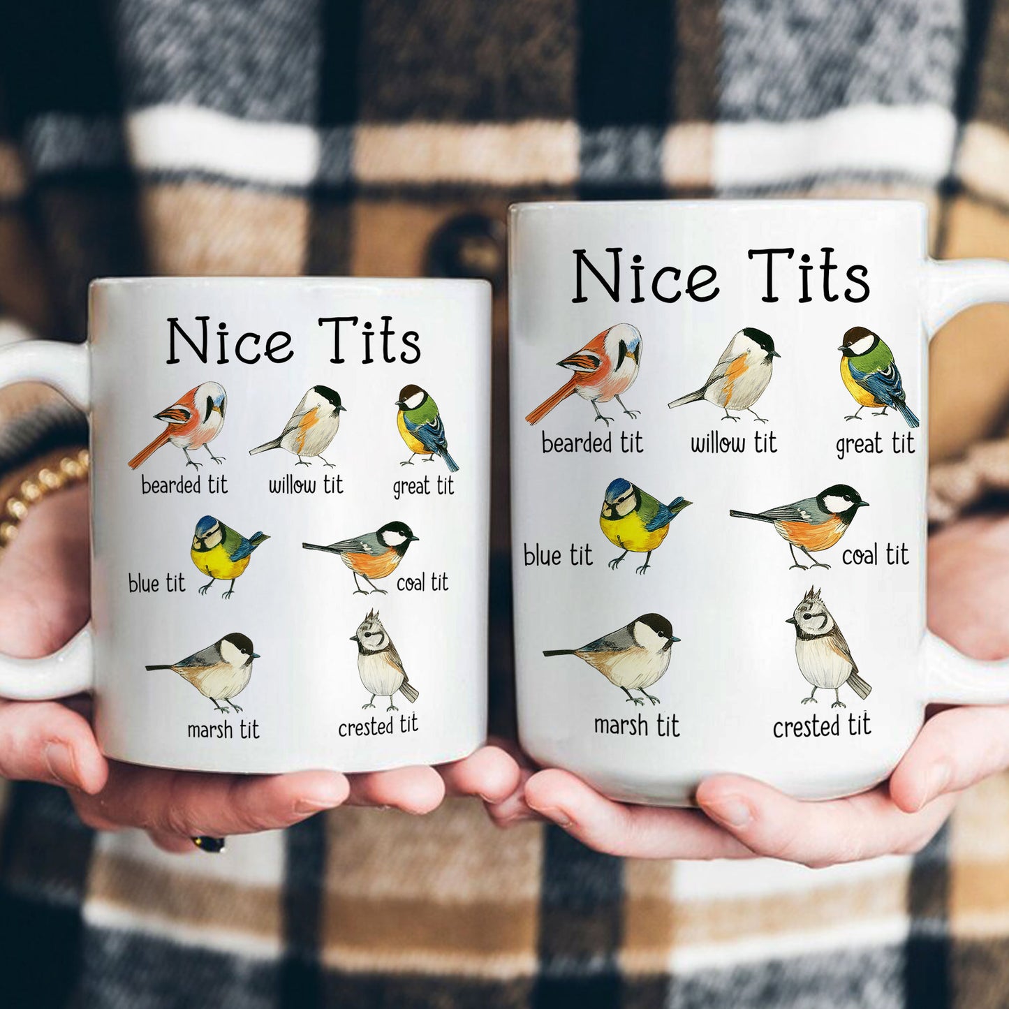 Funny Mug - Nice Tits - Bird Watcher Sarcastic, Funny Gag Gifts - Mug