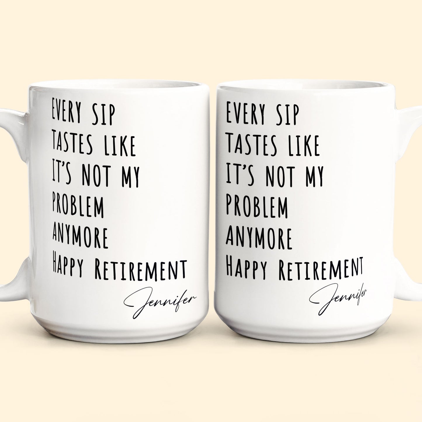 Funny Mug - Retirement - Fun Gifts For Coworker, Friends, Boss - Personalized Mug