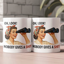 Funny Mug - Sarcastic Retro Housewife Ver 1 - Exchange Gifts, Gag Gifts, White Elephants Gifts - Personalized Mug