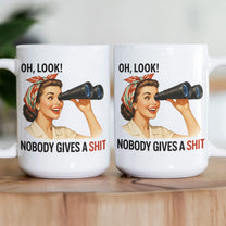 Funny Mug - Sarcastic Retro Housewife Ver 1 - Exchange Gifts, Gag Gifts, White Elephants Gifts - Personalized Mug