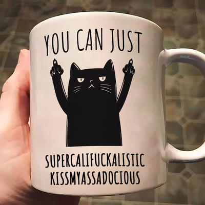 Funny Mug - Supercalifuckalistic Kissmyassadocious - Fun Gifts For Coworker, Friends, Boss - Personalized Mug