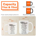Funny Mug - Thoughts During Work - For Me Gift, Gifts For Coworkers, Boss - Personalized Mug