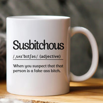 Funny Mug - Word Of The Day Version 1 - Elephant Gift, Exchange Gifts For Coworker - Personalized Mug