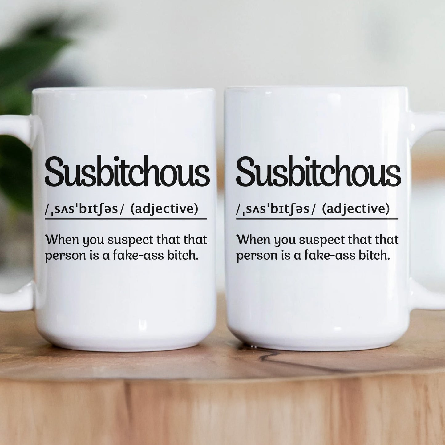 Funny Mug - Word Of The Day Version 1 - Elephant Gift, Exchange Gifts For Coworker - Personalized Mug