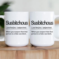 Funny Mug - Word Of The Day Version 1 - Elephant Gift, Exchange Gifts For Coworker - Personalized Mug