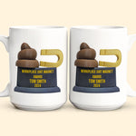 Funny Mug - Workplace Sh*T Magnet - Fun Gifts For Coworkers, Boss - Personalized Mug