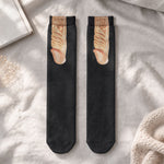 Funny Naughty Christmas Silly Troll Gifts For Boss, Coworkers, Dad, Friends - Personalized Socks