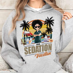 Funny Nurse Sedation Vacation Summer - Personalized Shirt