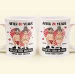 Funny Old Couple You're Still Hotter Than This Coffee - Personalized Mug