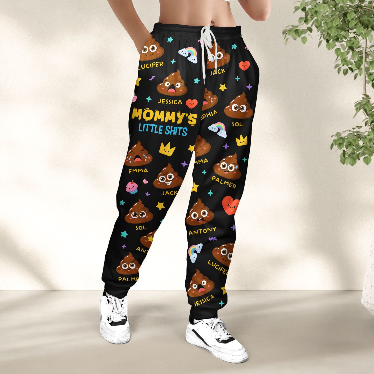 Funny Pants - Mommy's Little Sh*Ts - Mother's Day Gifts, Birthday Gifts - Personalized Sweatpants