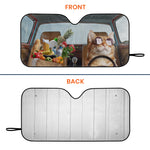 Funny Pet Driving - Personalized Photo Car Sun Shade