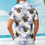 Funny Pet Face - Personalized Photo Hawaiian Shirt