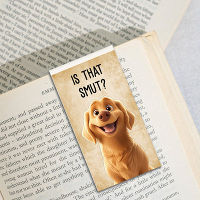 Funny Pet For Book Lovers - Personalized Magnetic Bookmark