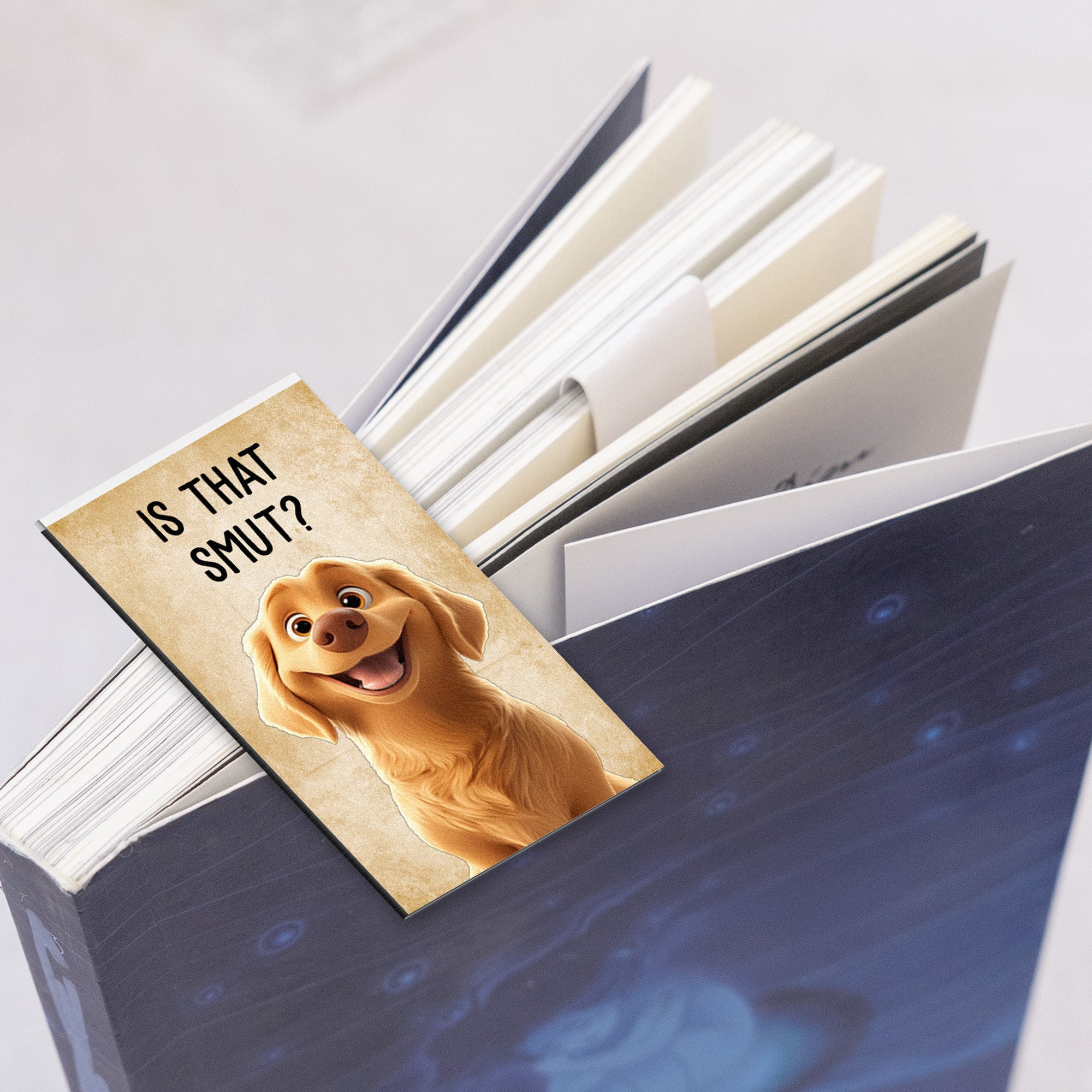 Funny Pet For Book Lovers - Personalized Magnetic Bookmark