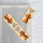 Funny Pet For Book Lovers - Personalized Magnetic Bookmark