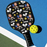 Funny Pickleball Poses Custom Face - Personalized Photo Pickleball Paddle Cover