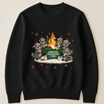 Funny Raccoon Dumpster On Fire Response Team Matching Shirt - Exchange Gift, White Elephant Gifts - Personalized Shirt