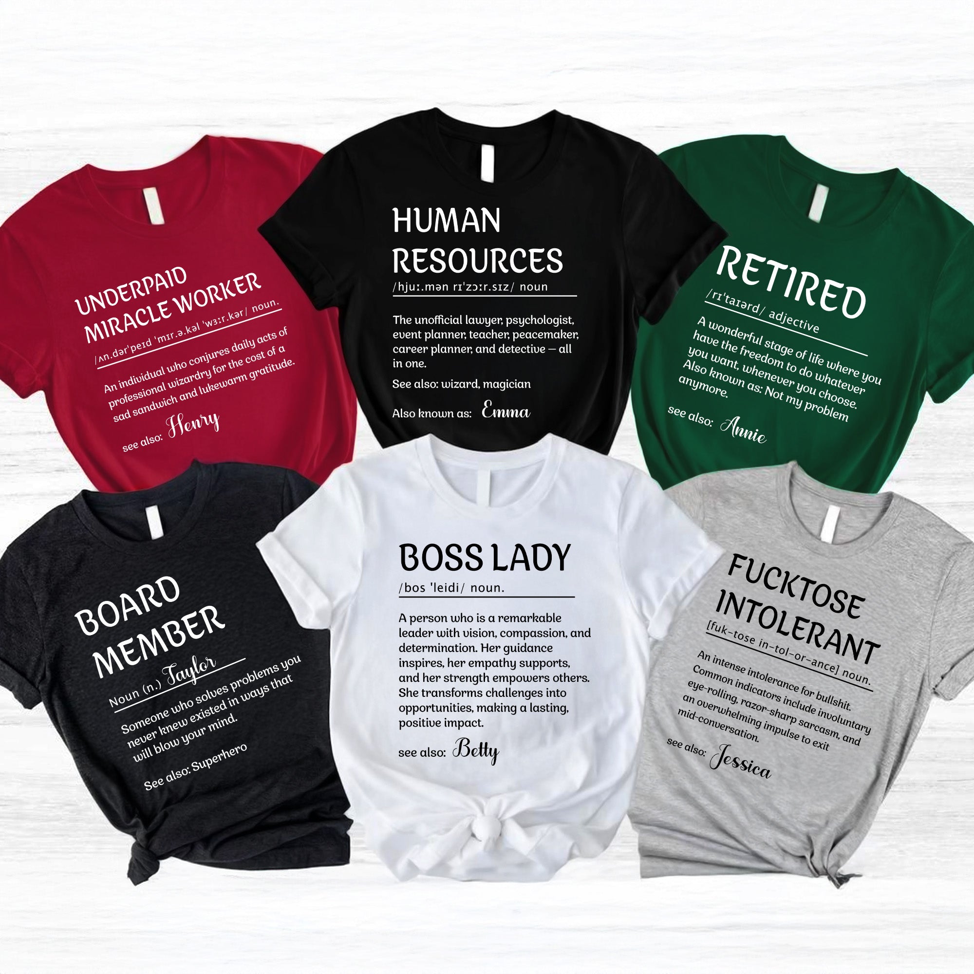 Funny Shirt - Cluster F*ck Fixer - Fun Gifts For Coworkers, Boss - Personalized Shirt