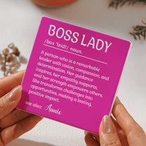 Funny Slate Coaster - Exchange Gifts, Gag Gift For Women, Men, Coworker, Boss - Personalized Ceramic Coaster