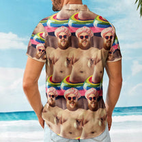 Funny Summer For Family Trip Vacation Friends Cruise - Custom Photo Hawaiian Shirt