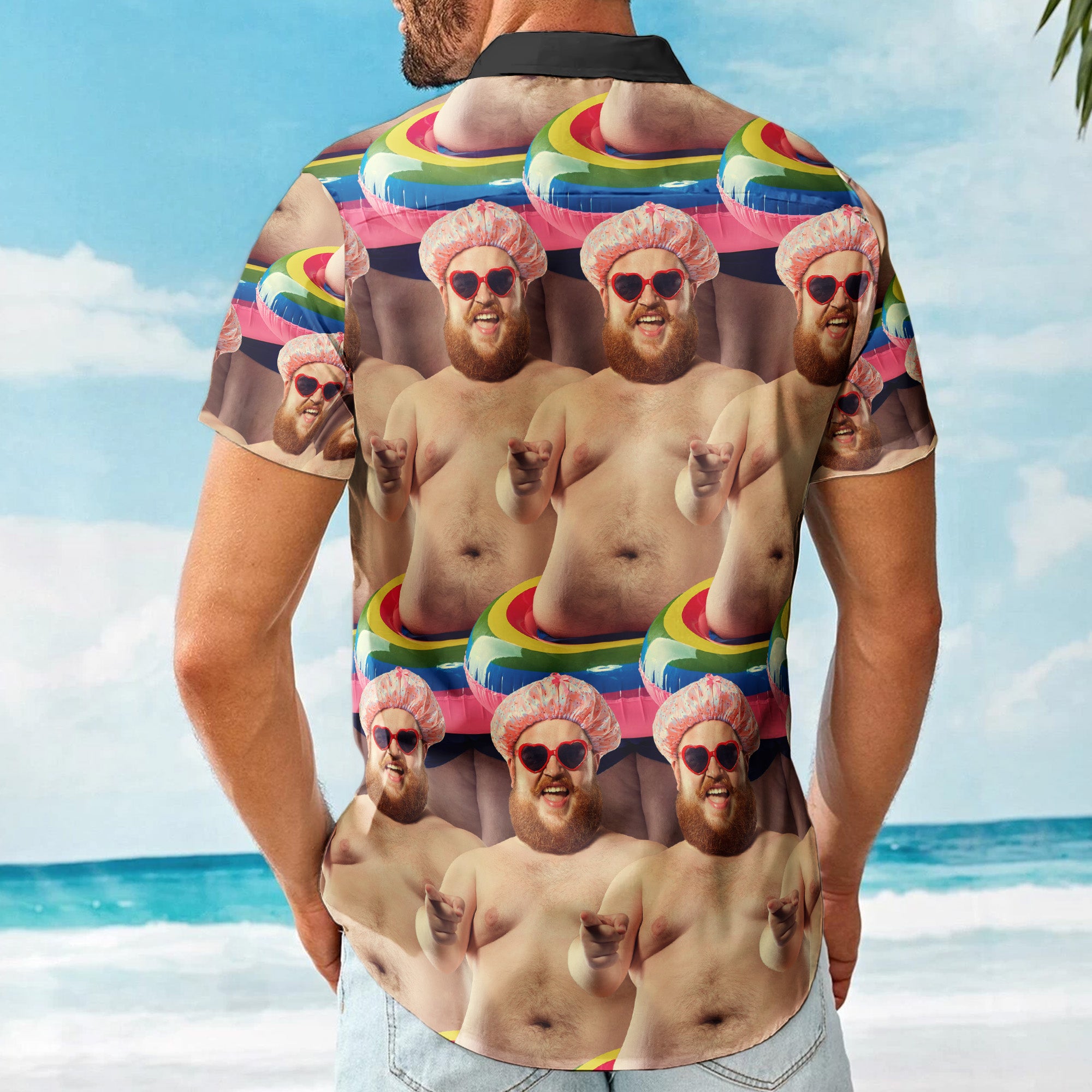 Funny Summer For Family Trip Vacation Friends Cruise - Custom Photo Hawaiian Shirt