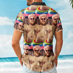 Funny Summer For Family Trip Vacation Friends Cruise - Custom Photo Hawaiian Shirt