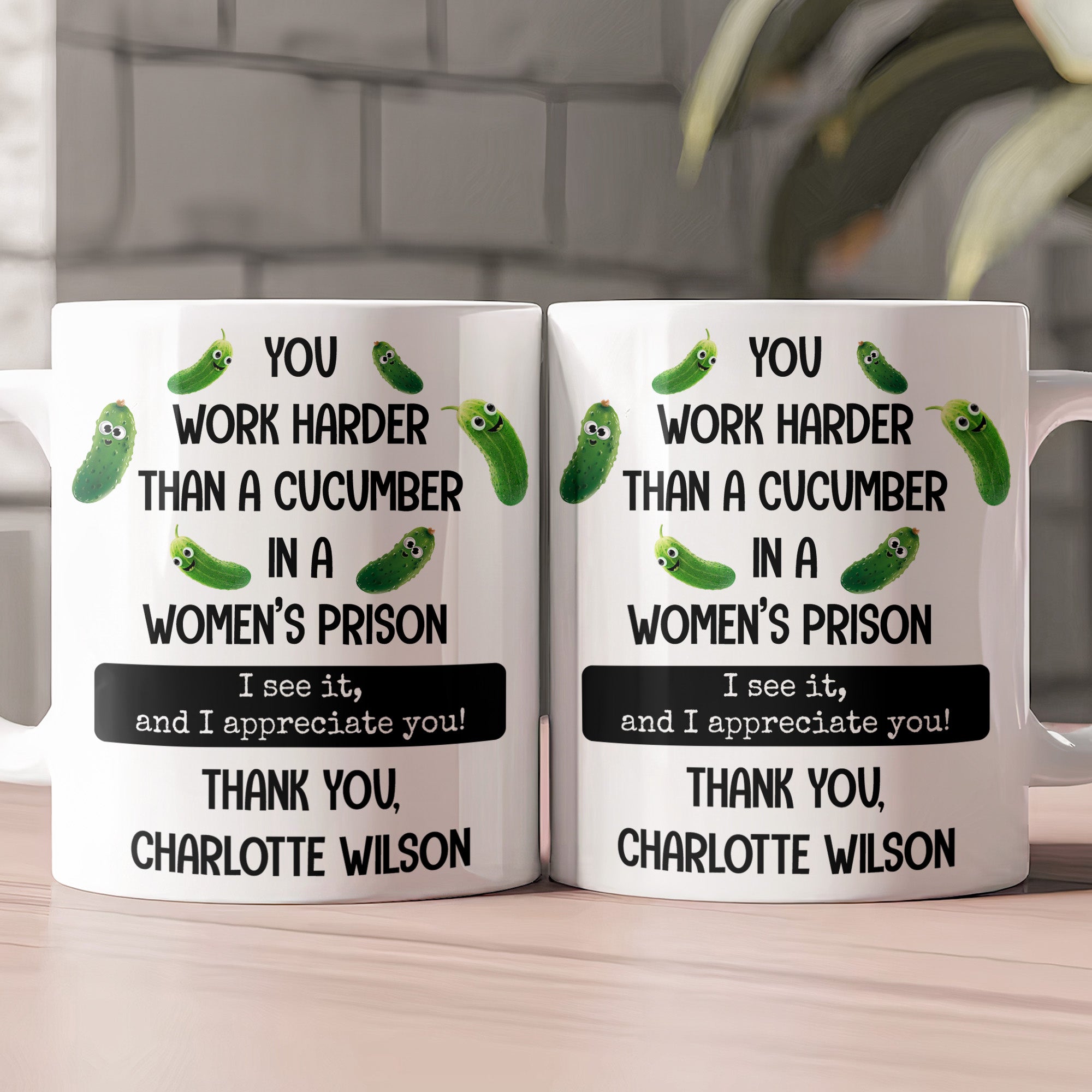 Funny Thank You Gift For Team, Employee, Mentee, Coworkers - Gag Gift - Personalized Mug