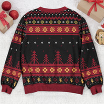 Funny Ugly Sweater For Xmas Party - Humorous F-Caw-F - Personalized Ugly Sweater