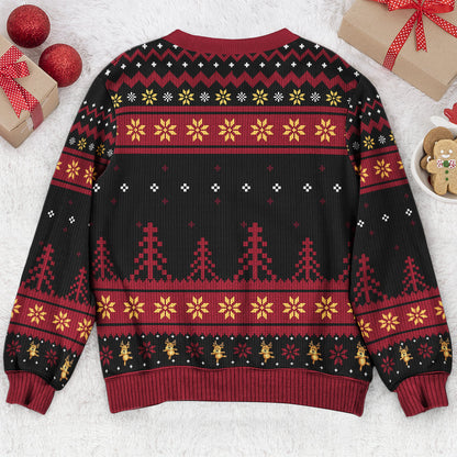 Funny Ugly Sweater For Xmas Party - Humorous F-Caw-F - Personalized Ugly Sweater