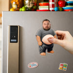 Funny Upload Face Gift For Dad Bod, Husband, Boss, Coworkers - Personalized Fridge Magnet