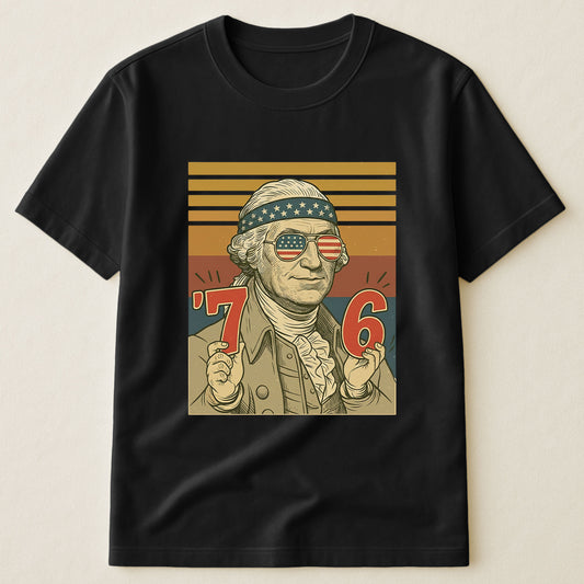 Funny America 6-7 7-6 George Washington, For History Teacher, Student - Personalized Shirt