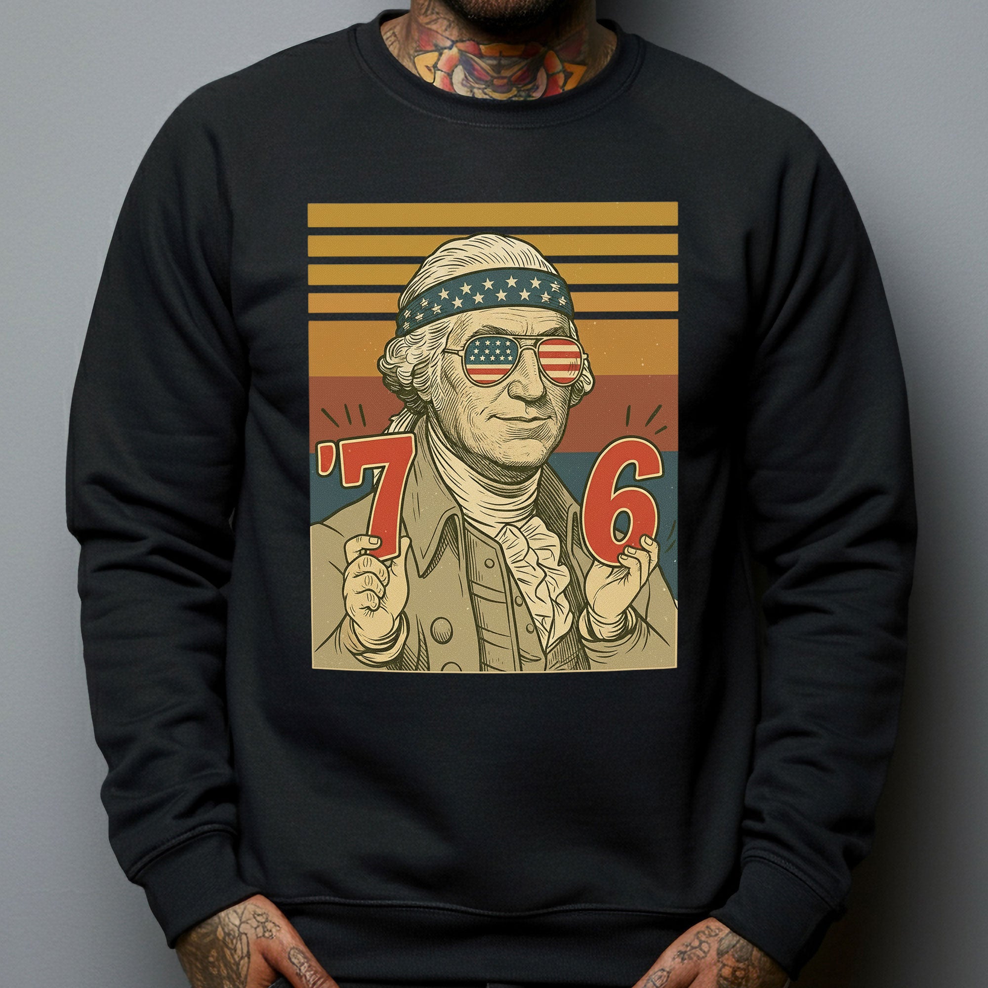 Funny America 6-7 7-6 George Washington, For History Teacher, Student - Personalized Shirt