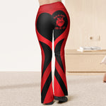 Funny Wife Gift Own My Heart And My A$$ - Personalized Flare Leggings