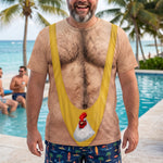 Funny-3D-Hairy-Chest-Costume,-Novelty-Gag,-Xmas-Party-Outfit-Halloween-Funny-Chicken-Personalized-Shirt-2