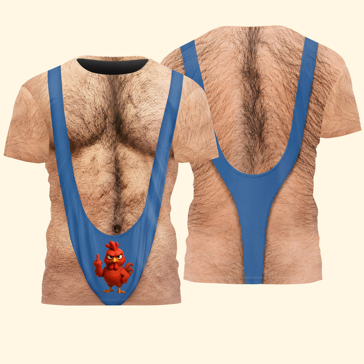 Funny-3D-Hairy-Chest-Costume,-Novelty-Gag,-Xmas-Party-Outfit-Halloween-Funny-Chicken-Personalized-Shirt-7