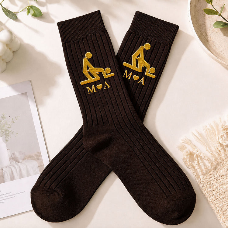 Funny-Adult-Naughty-Gifts-For-Him-LGBTQ+-Gay-Couples-Personalized-Embroidered-Socks-2