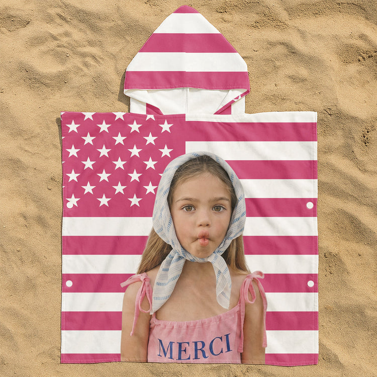 Funny_American_Flag_With_Kids_Photos_Personalized_Beach_Towel_2