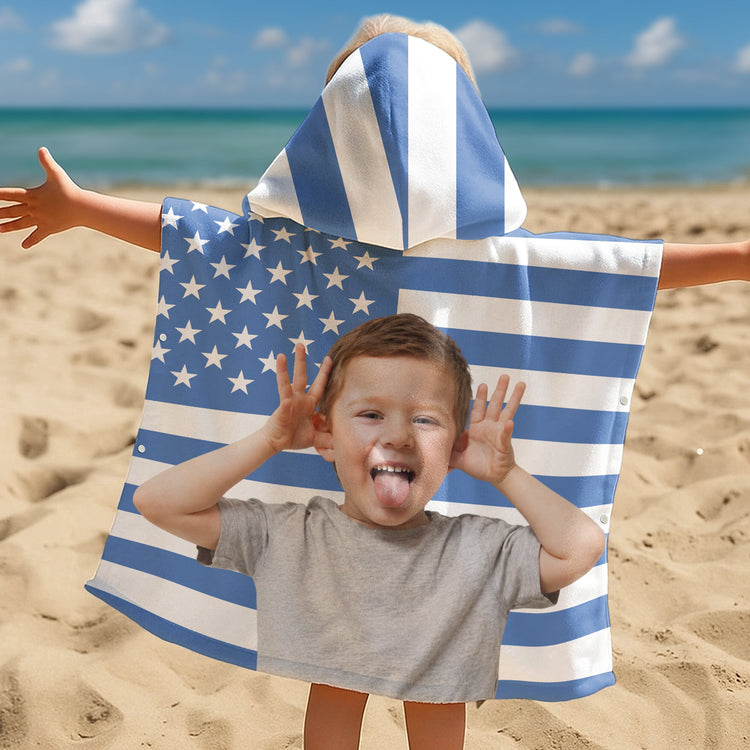 Funny_American_Flag_With_Kids_Photos_Personalized_Beach_Towel_3